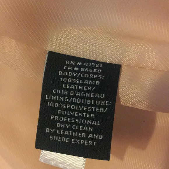 🌸NWT Ralph Lauren 100% Lamb Leather Jacket - Picture 15 of 16